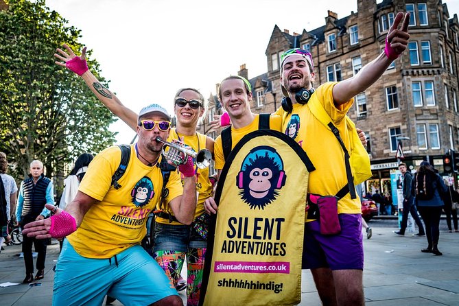 A Silent Disco Adventure in Glasgow - Stop 2: George Square, big public space, big group fun