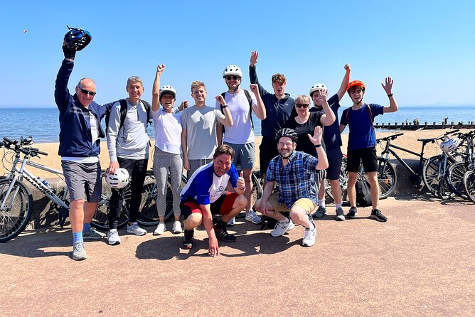 'A Wee Pedal's' Family Friendly Cycle Tour to Edinburgh's Coast - The Victorian Railway tunnel and Holyrood Park: a change of feel fast