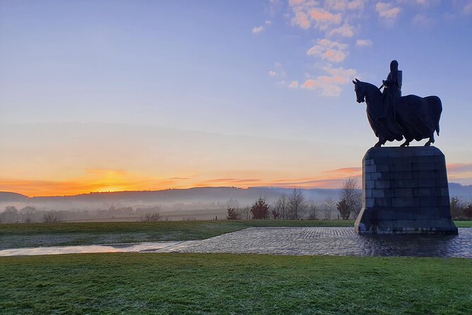 Bannockburn Battlefield Tour - The Robert the Bruce statue: a powerful first scene
