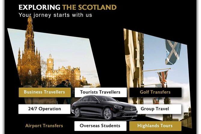 Edinburgh Airport Transfer to or Anywhere in Uk - Stress-free Edinburgh arrival starts at the pick-up zone