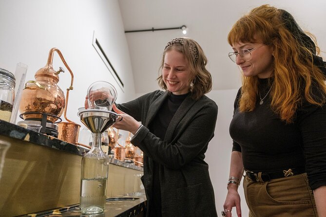 Edinburgh Gin Distillery Making Experience - The Arches Gin Lab: choosing botanicals and firing up the small still