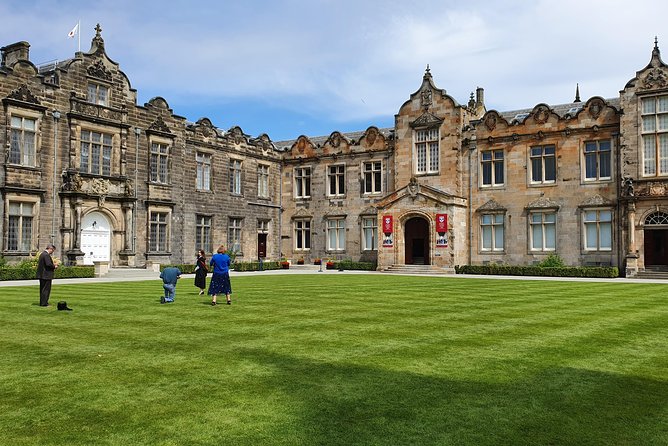 Edinburgh to St Andrews private driving tour - University of St Andrews grounds, and why the Royal connection adds fun