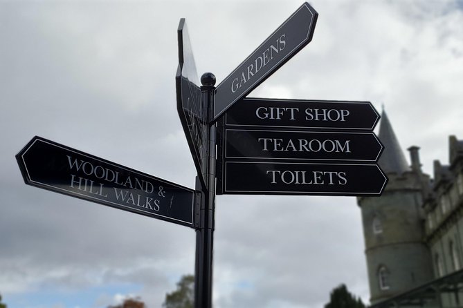 GREENOCK (GLASGOW) SHORE EXCURSION: Scotland Adventure Sightseeing Day Trip Tour - Inveraray Castle & Gardens: Optional Interior Time and the Grounds Plan
