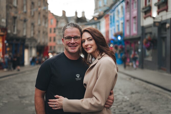 Private Photoshoot in Edinburgh with a Professional Photographer - Dugald Stewart Monument and the shift toward elegant city details