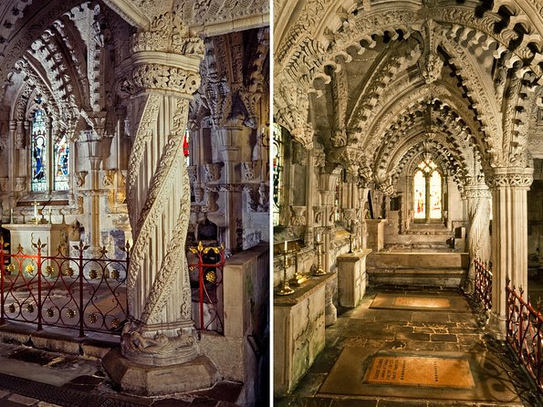 Rosslyn Chapel and Hadrian's Wall Small Group Tour from Edinburgh - Stop 1: Rosslyn Chapel carvings, Da Vinci Code myths, and time to wander