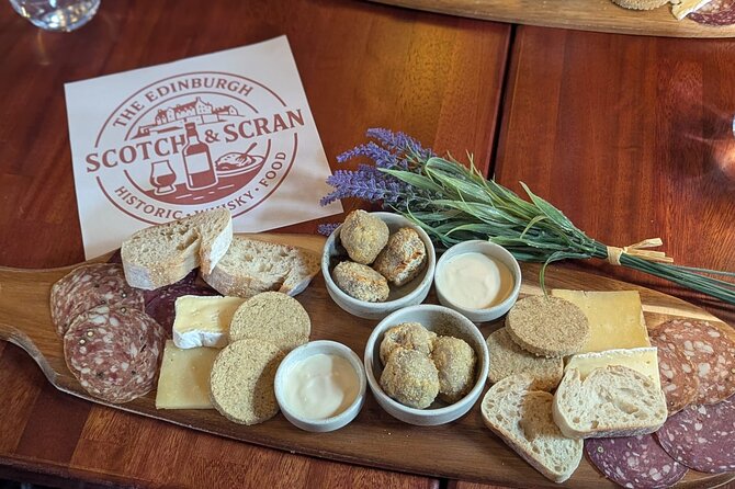 ScotchandScran OldTown Tour, Whisky Tasting, Scottish Charcuterie - Meet at Edinburgh Castle, Then Get Oriented Fast