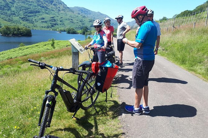 Scottish Highlands Freedom Bike & E- Bike Tour with Transfers - The Castle Pass-By Moments and the 100-Foot Horse-Head Sculpture