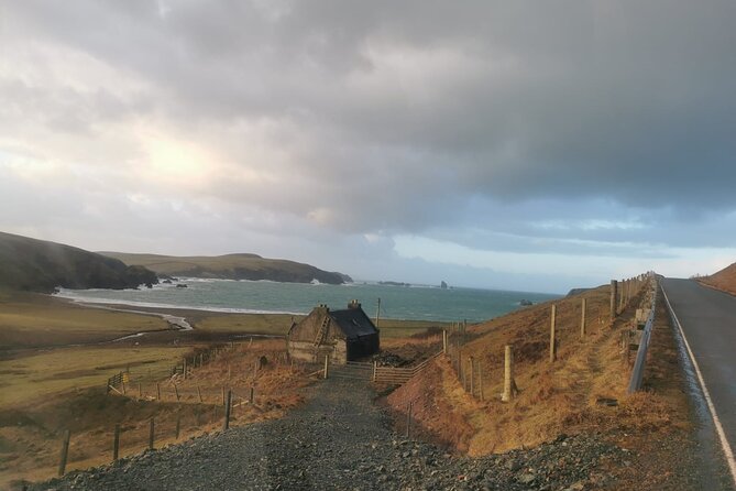 Shetland TV Locations Private Full Day Tour - Burra’s Meal Beach and the boardwalk approach through Trondra bridges
