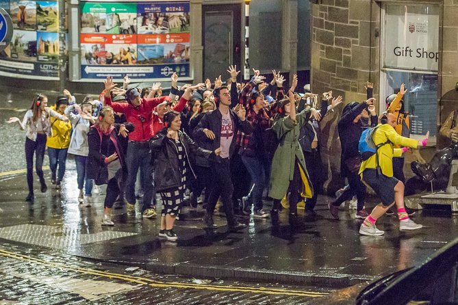 Silent Disco Adventure Tour - The 1-hour Edinburgh route, stop by stop